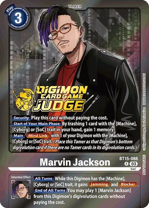 Marvin Jackson [BT15-086] (Judge Pack 6) [Exceed Apocalypse] | Cracking-Singles
