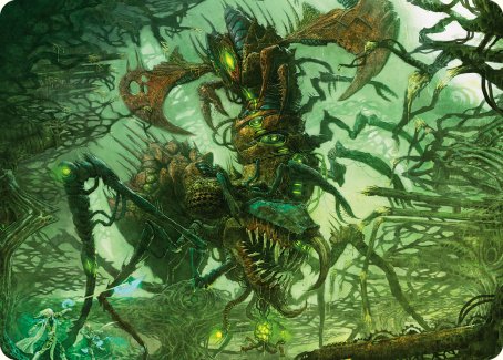Skyscythe Engulfer Art Card [Phyrexia: All Will Be One Art Series] | Cracking-Singles