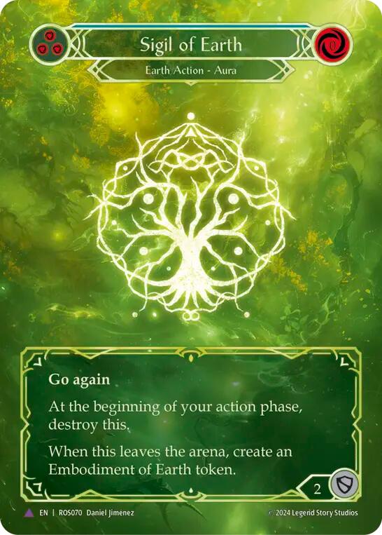 Sigil of Earth (Marvel) [ROS070] (Rosetta)  Cold Foil | Cracking-Singles