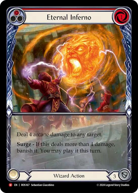 Eternal Inferno (Extended Art) [ROS167] (Rosetta)  Rainbow Foil | Cracking-Singles