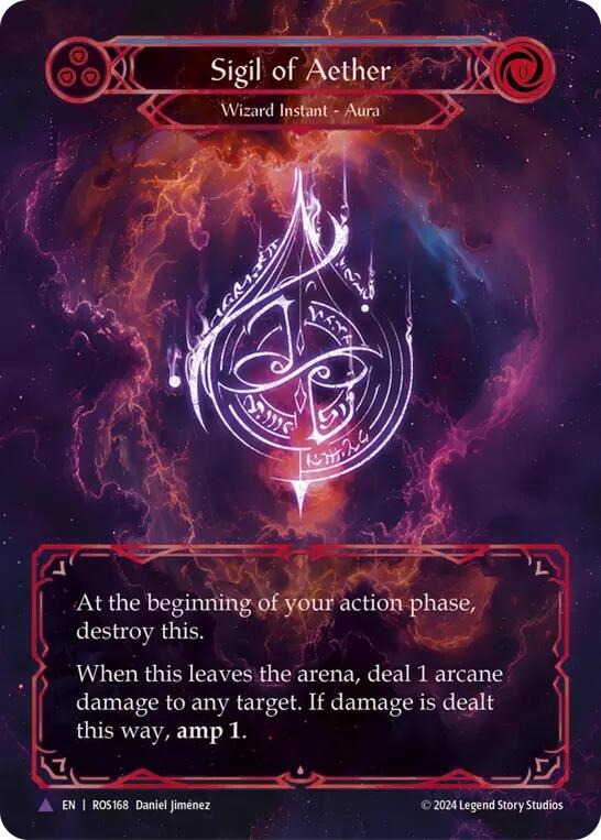 Sigil of Aether (Marvel) [ROS168] (Rosetta)  Cold Foil | Cracking-Singles