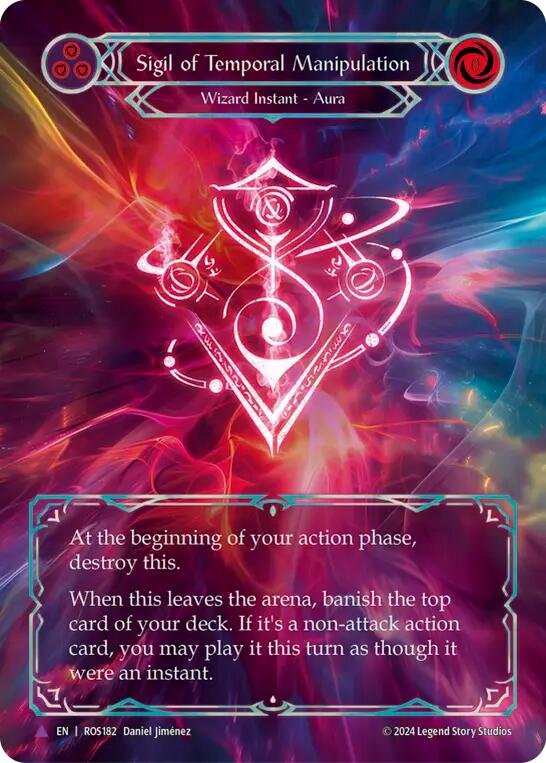 Sigil of Temporal Manipulation (Marvel) [ROS182] (Rosetta)  Cold Foil | Cracking-Singles