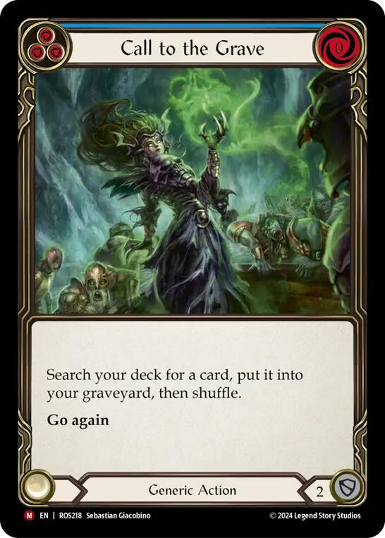 Call to the Grave [ROS218] (Rosetta)  Rainbow Foil | Cracking-Singles