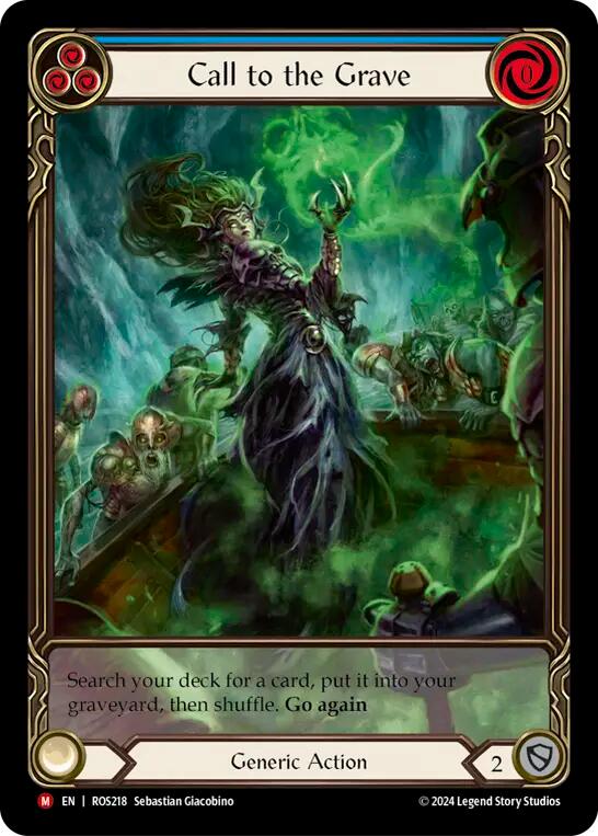 Call to the Grave (Extended Art) [ROS218] (Rosetta)  Rainbow Foil | Cracking-Singles