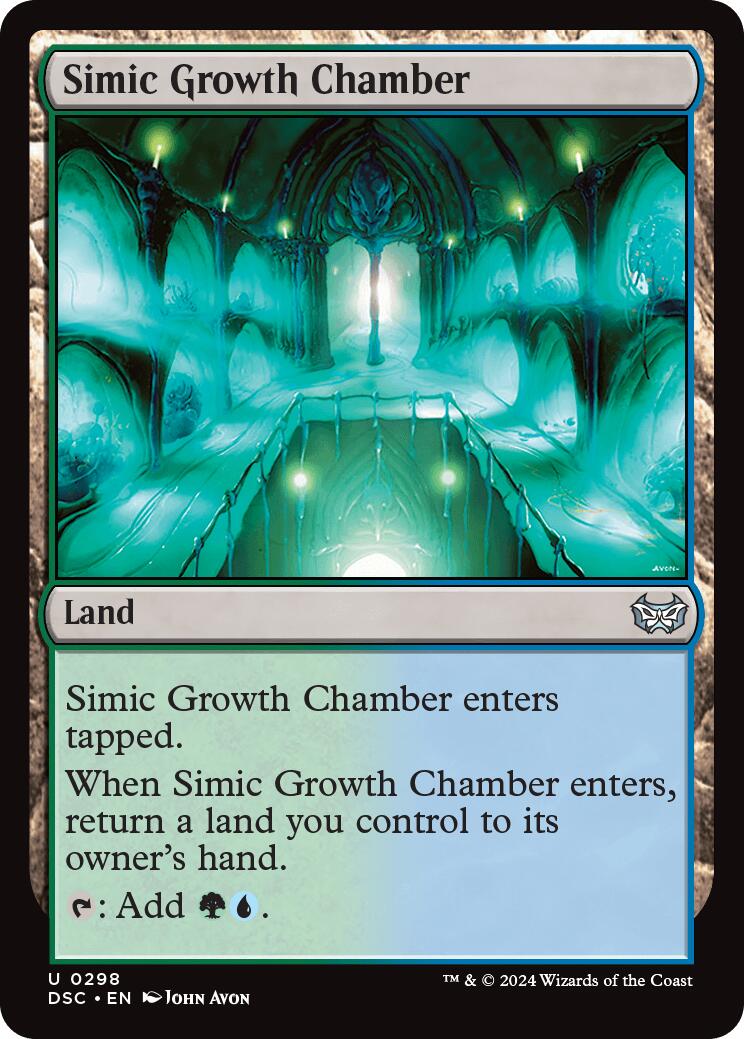 Simic Growth Chamber [Duskmourn: House of Horror Commander] | Cracking-Singles