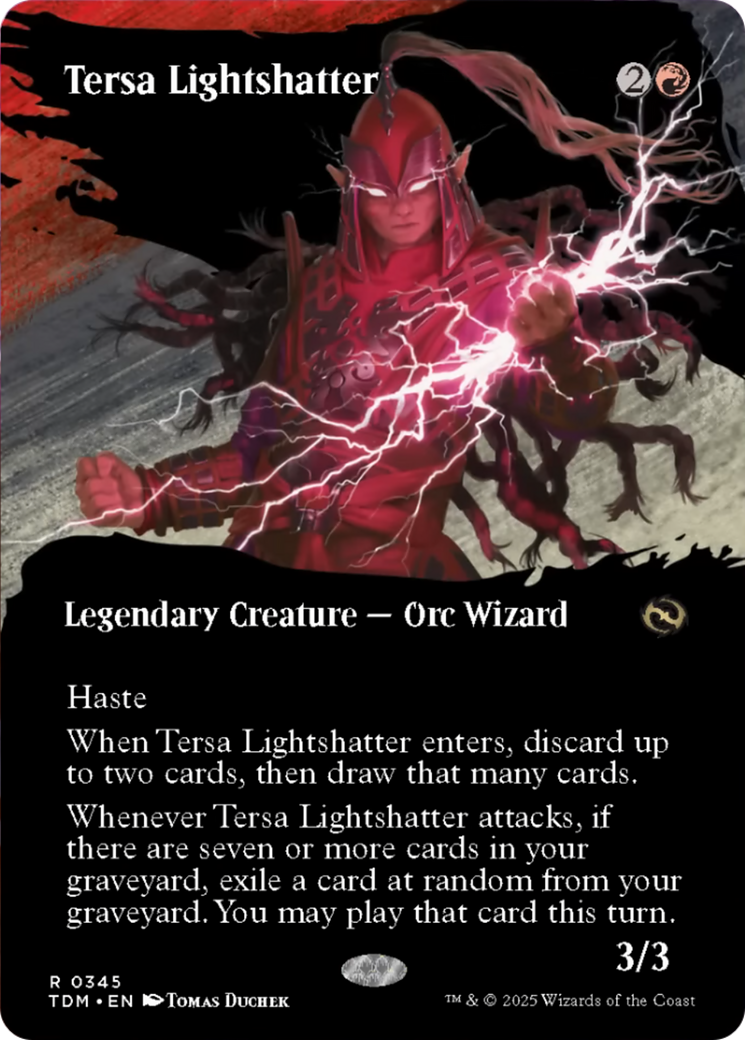 Tersa Lightshatter (Borderless) [Tarkir: Dragonstorm] | Cracking-Singles