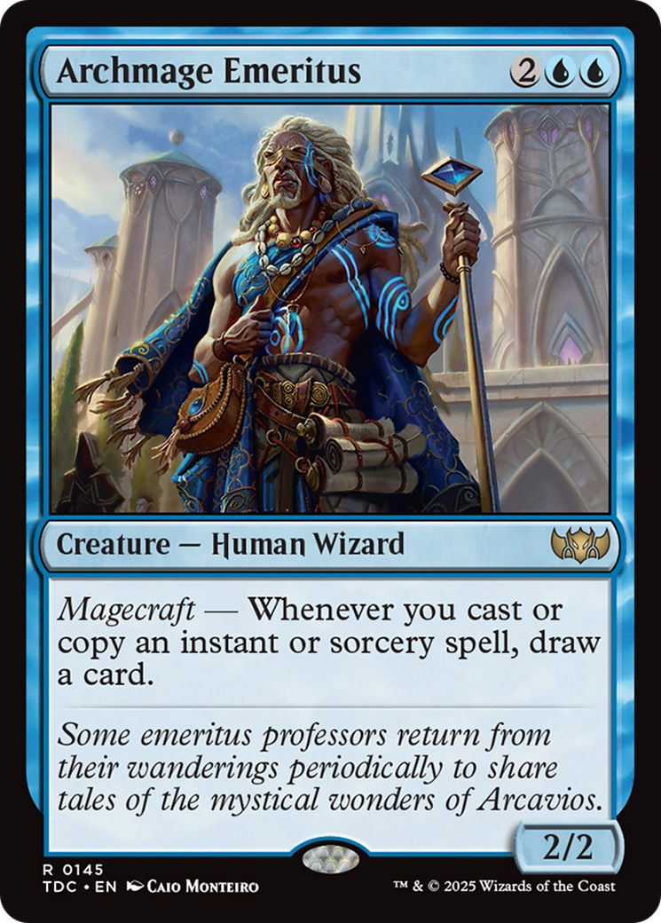 Archmage Emeritus [Tarkir: Dragonstorm Commander] | Cracking-Singles