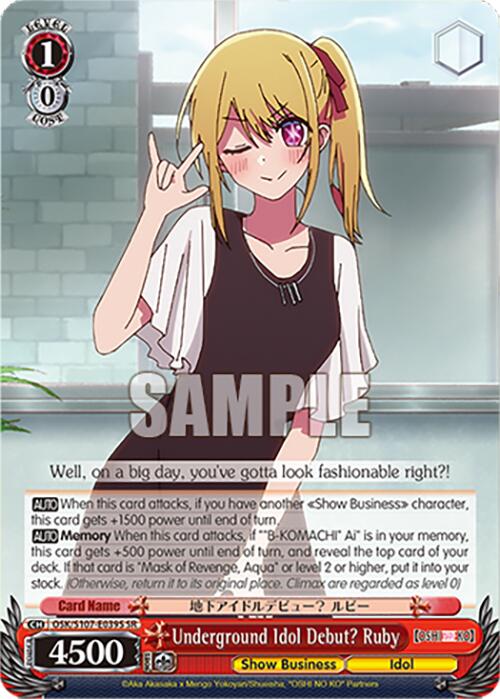 Underground Idol Debut? Ruby (OSK/S107-E039S SR) [[OSHI NO KO]] | Cracking-Singles