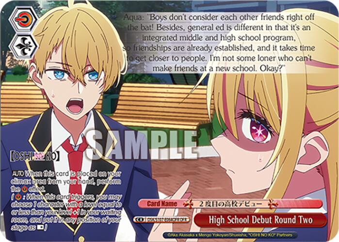 High School Debut Round Two (OSK/S107-E064OFR OFR) [[OSHI NO KO]] | Cracking-Singles