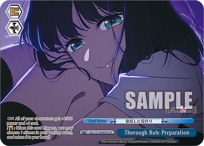 Thorough Role Preparation (OSK/S107-E098OFR OFR) [[OSHI NO KO]] | Cracking-Singles