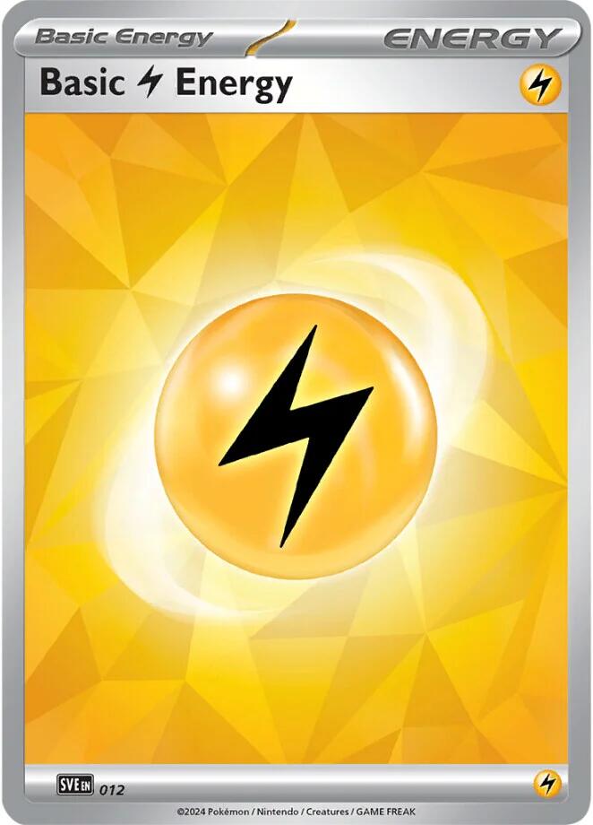 Basic Lightning Energy (012) [Scarlet & Violet: Prismatic Evolution] | Cracking-Singles