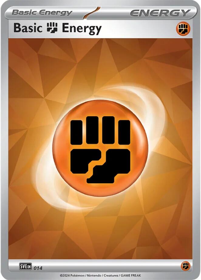 Basic Fighting Energy (014)(Holo) [Scarlet & Violet: Stellar Crown] | Cracking-Singles