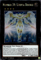 Number 39: Utopia Double [MP24-EN031] Quarter Century Secret Rare | Cracking-Singles