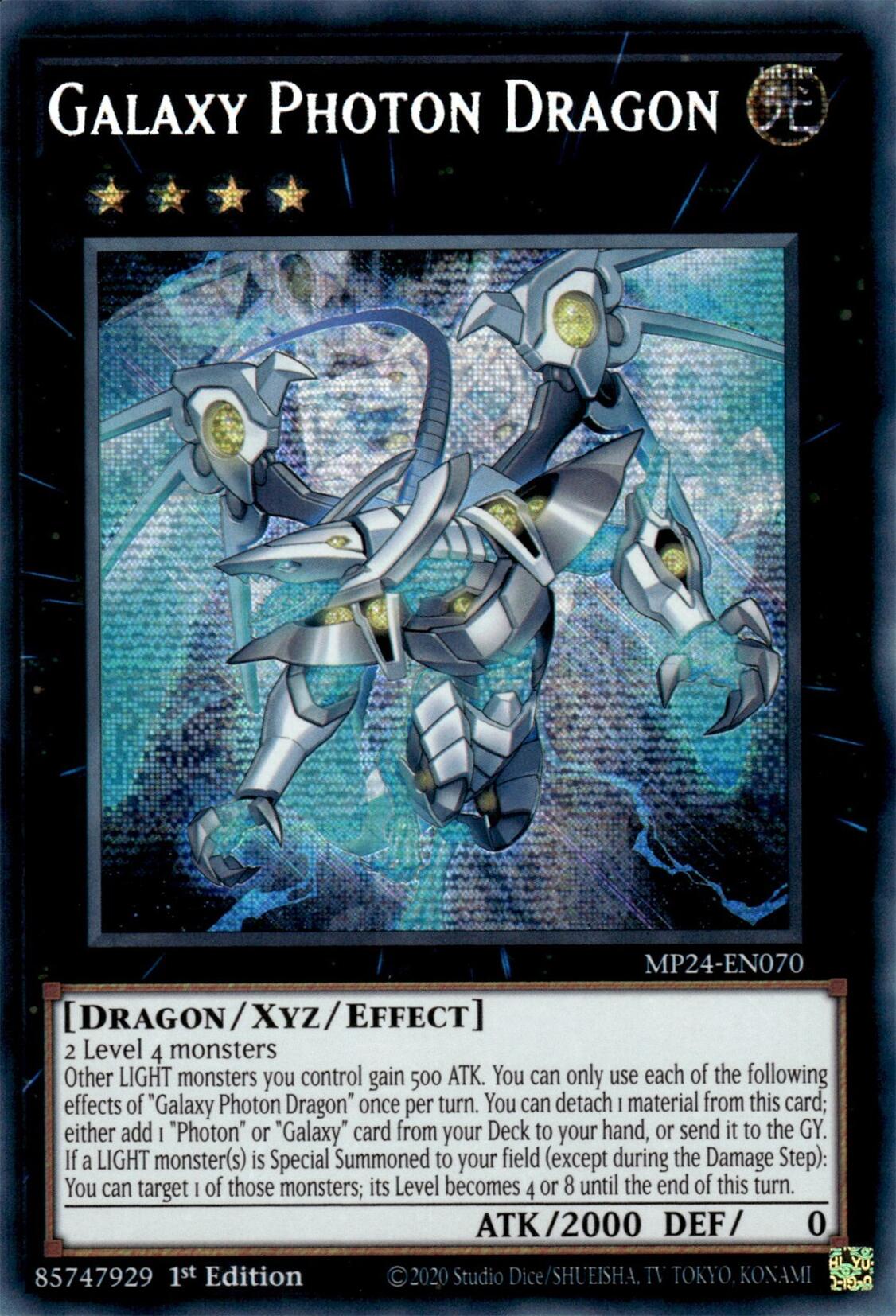Galaxy Photon Dragon [MP24-EN070] Prismatic Secret Rare | Cracking-Singles