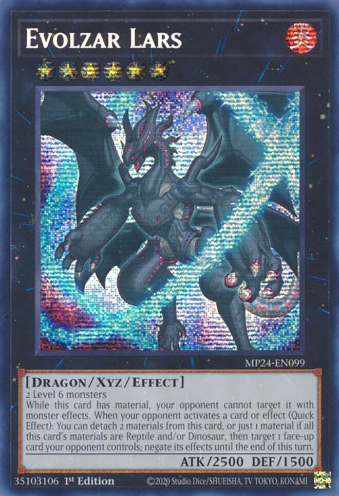 Evolzar Lars [MP24-EN099] Prismatic Secret Rare | Cracking-Singles