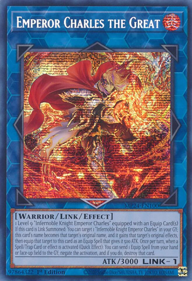 Emperor Charles the Great [MP24-EN100] Prismatic Secret Rare | Cracking-Singles