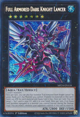 Full Armored Dark Knight Lancer [MP24-EN118] Prismatic Secret Rare | Cracking-Singles