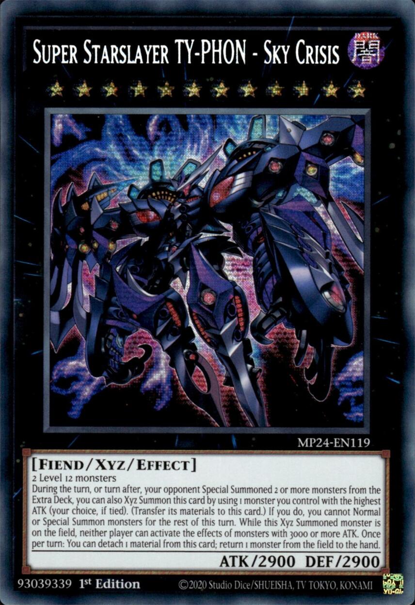 Super Starslayer TY-PHON - Sky Crisis [MP24-EN119] Prismatic Secret Rare | Cracking-Singles