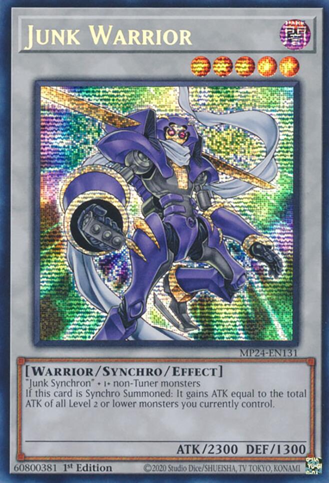 Junk Warrior [MP24-EN131] Prismatic Secret Rare | Cracking-Singles