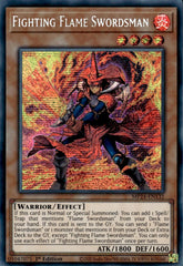 Fighting Flame Swordsman [MP24-EN132] Prismatic Secret Rare | Cracking-Singles