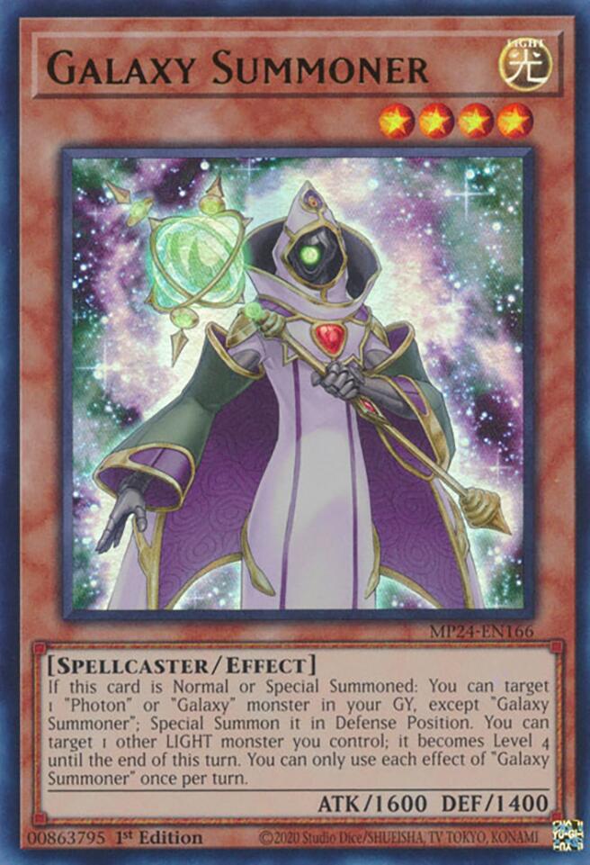 Galaxy Summoner [MP24-EN166] Ultra Rare | Cracking-Singles