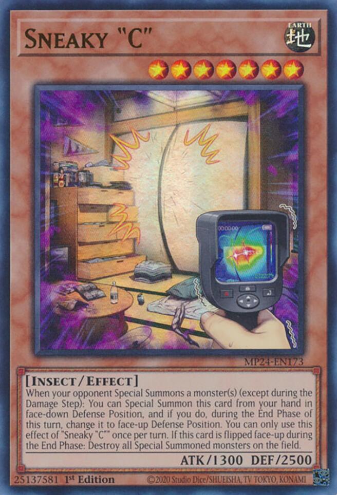 Sneaky "C" [MP24-EN173] Ultra Rare | Cracking-Singles
