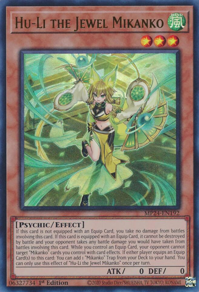 Hu-Li the Jewel Mikanko [MP24-EN192] Ultra Rare | Cracking-Singles