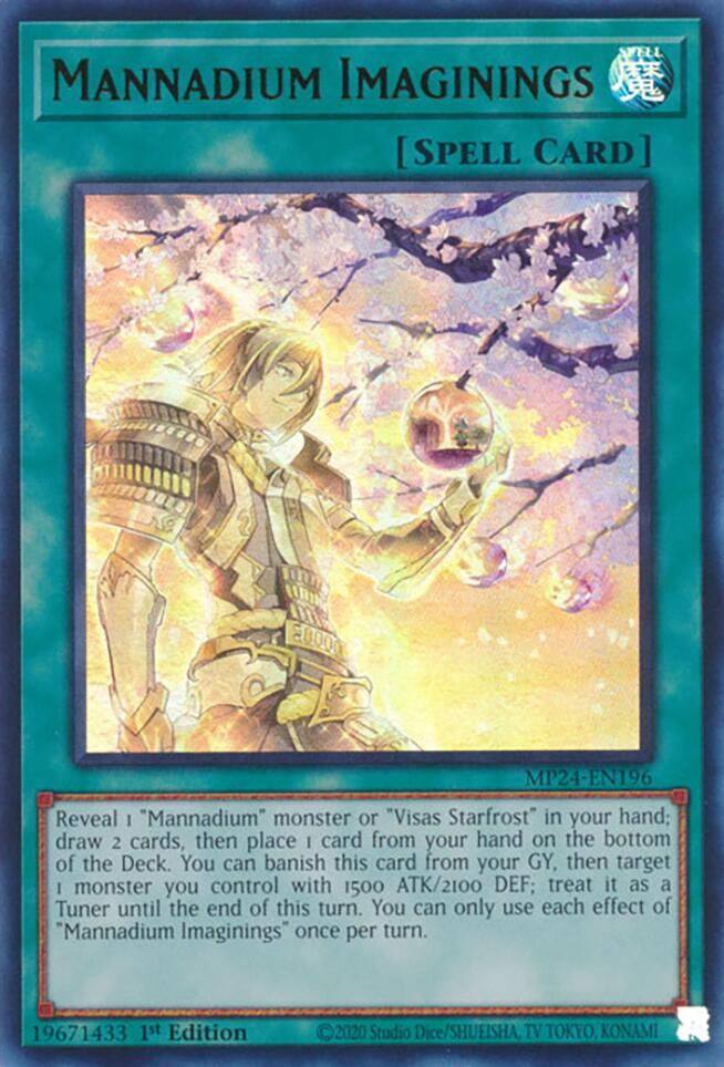 Mannadium Imaginings [MP24-EN196] Ultra Rare | Cracking-Singles