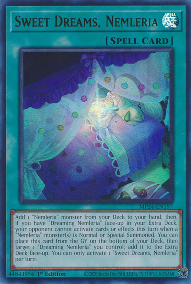 Sweet Dreams, Nemleria [MP24-EN197] Ultra Rare | Cracking-Singles