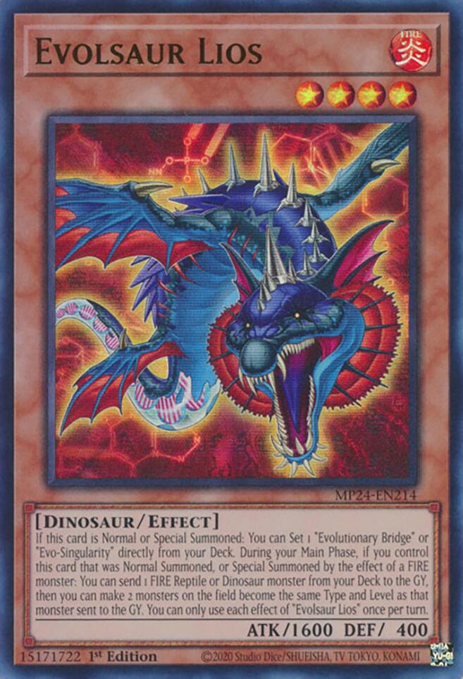 Evolsaur Lios [MP24-EN214] Ultra Rare | Cracking-Singles