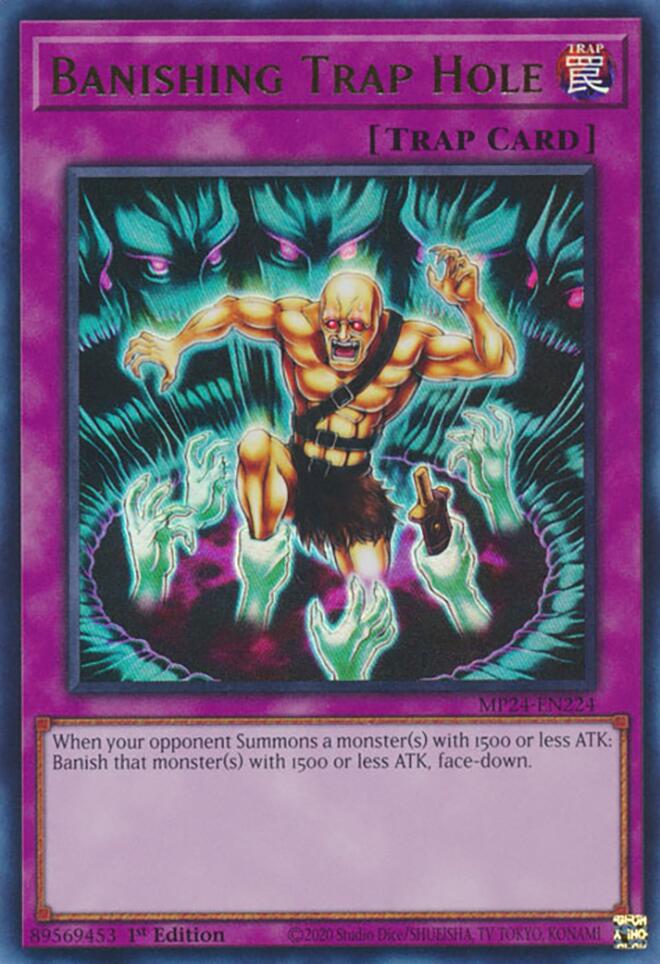 Banishing Trap Hole [MP24-EN224] Ultra Rare | Cracking-Singles