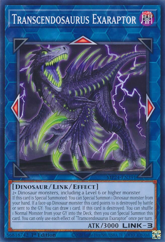 Transcendosaurus Exaraptor [MP24-EN391] Common | Cracking-Singles