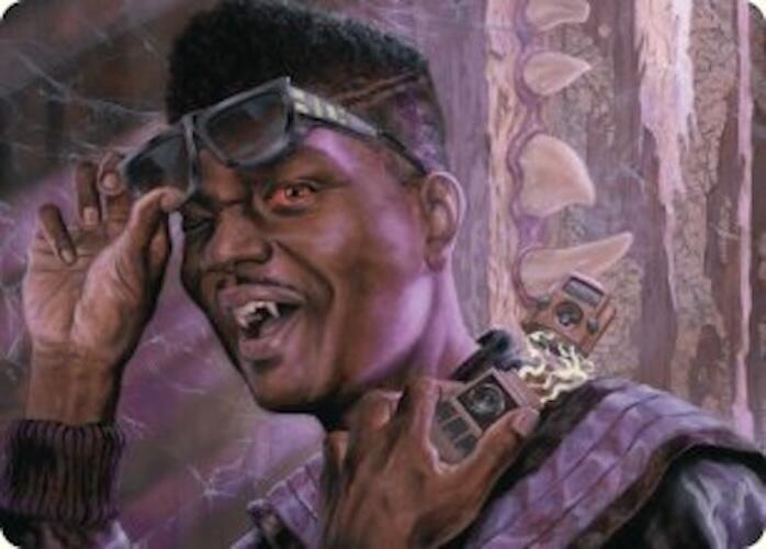 Dashing Bloodsucker Art Card [Duskmourn: House of Horror Art Series] | Cracking-Singles