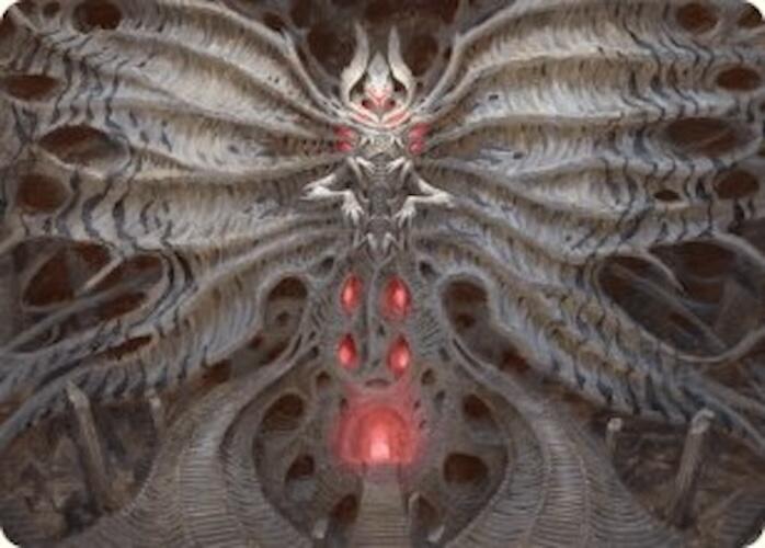 Valgavoth, Terror Eater Art Card [Duskmourn: House of Horror Art Series] | Cracking-Singles