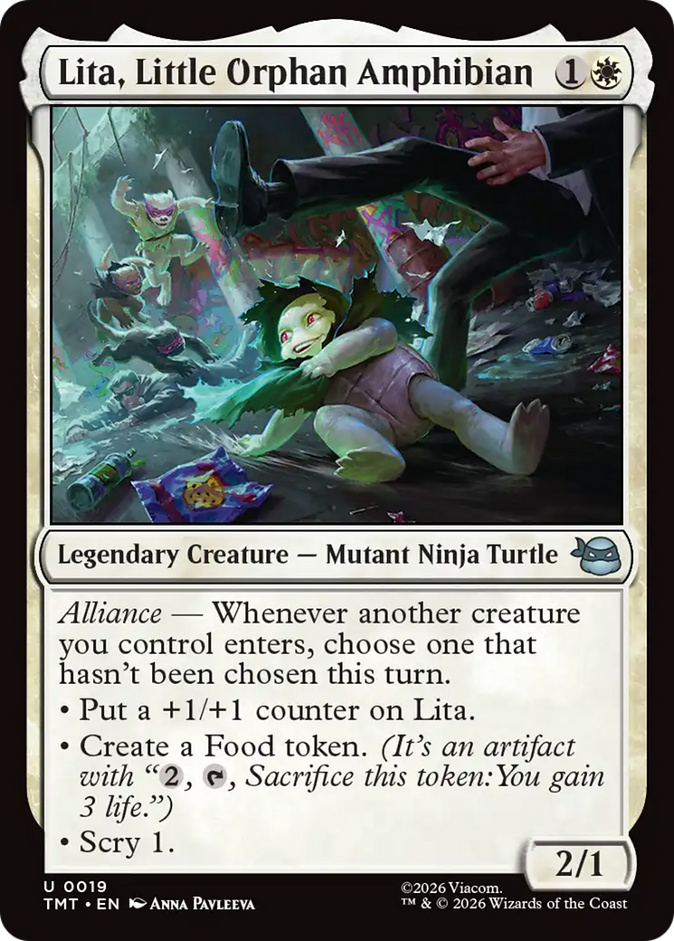 Lita, Little Orphan Amphibian [Teenage Mutant Ninja Turtles] | Cracking-Singles