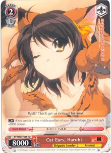 Cat Ears, Haruhi (SY/W08-TE05 TD) [The Melancholy of Haruhi Suzumiya] | Cracking-Singles