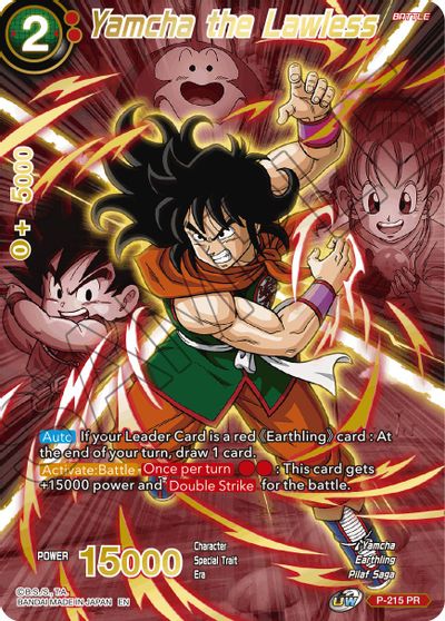 Yamcha the Lawless (Alternate Art) (P-215) [Special Anniversary Set 2021] | Cracking-Singles