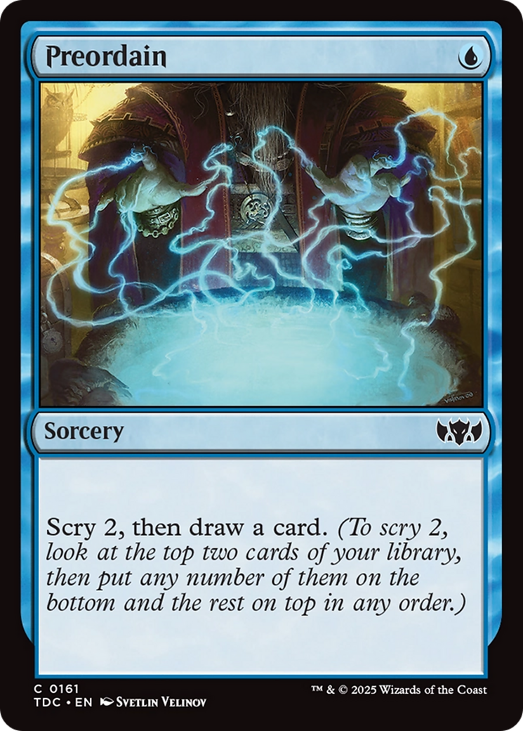 Preordain [Tarkir: Dragonstorm Commander] | Cracking-Singles