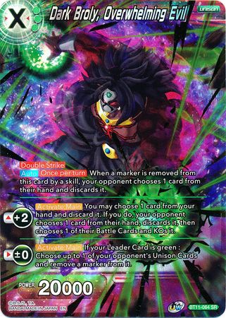 Dark Broly, Overwhelming Evil (BT11-064) [Vermilion Bloodline] | Cracking-Singles