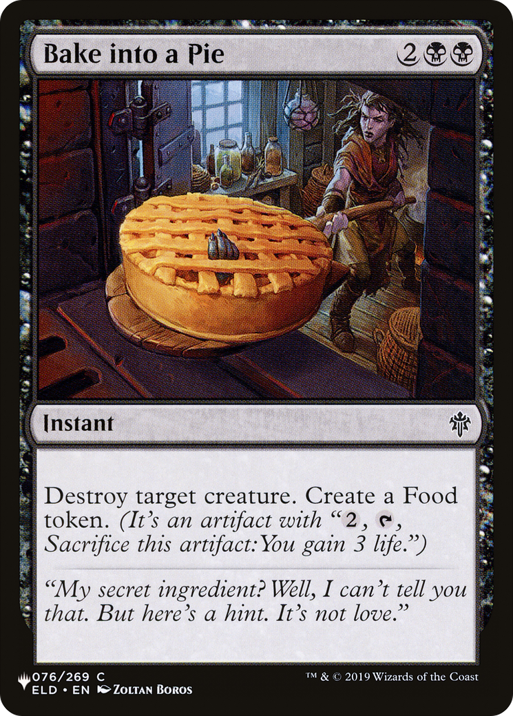 Bake into a Pie [The List] | Cracking-Singles
