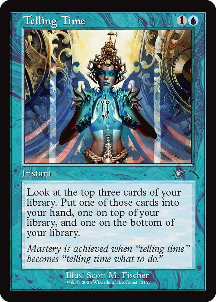 Telling Time (Retro Frame) [Secret Lair Drop Series] | Cracking-Singles