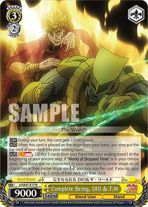 Complete Being, DIO & T.W (JJ/SE41-E17 N) [JoJo's Bizarre Adventure: Golden Wind] | Cracking-Singles