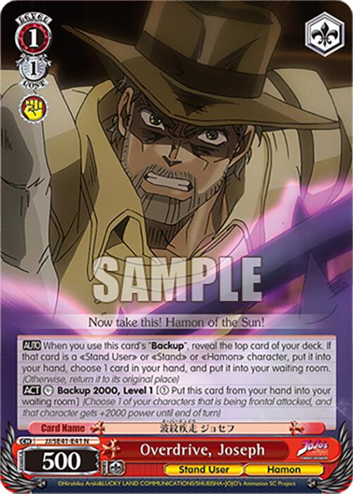Overdrive, Joseph (JJ/SE41-E41 N) [JoJo's Bizarre Adventure: Golden Wind] | Cracking-Singles