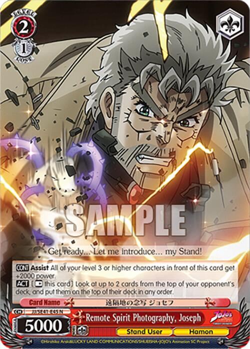 Remote Spirit Photography, Joseph (JJ/SE41-E45 N) [JoJo's Bizarre Adventure: Golden Wind] | Cracking-Singles