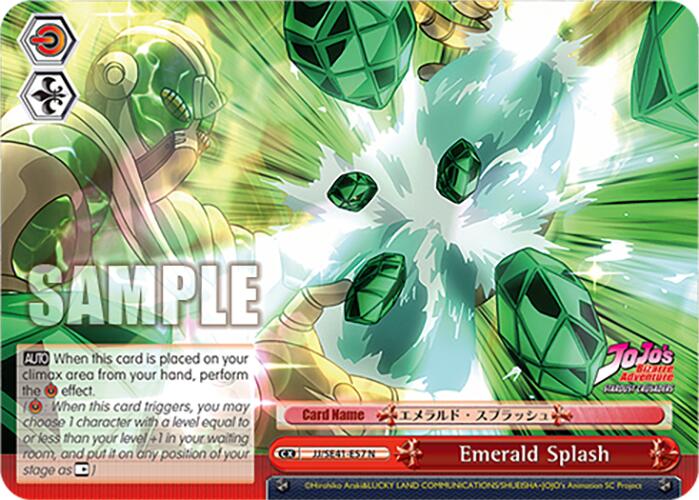 Emerald Splash (JJ/SE41-E57 N) [JoJo's Bizarre Adventure: Golden Wind] | Cracking-Singles