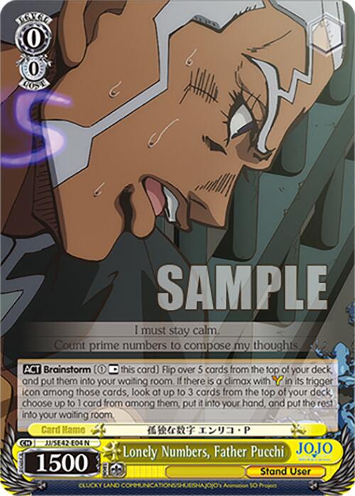Lonely Numbers, Father Pucchi (JJ/SE42-E04 N) [JoJo's Bizarre Adventure: Golden Wind] | Cracking-Singles