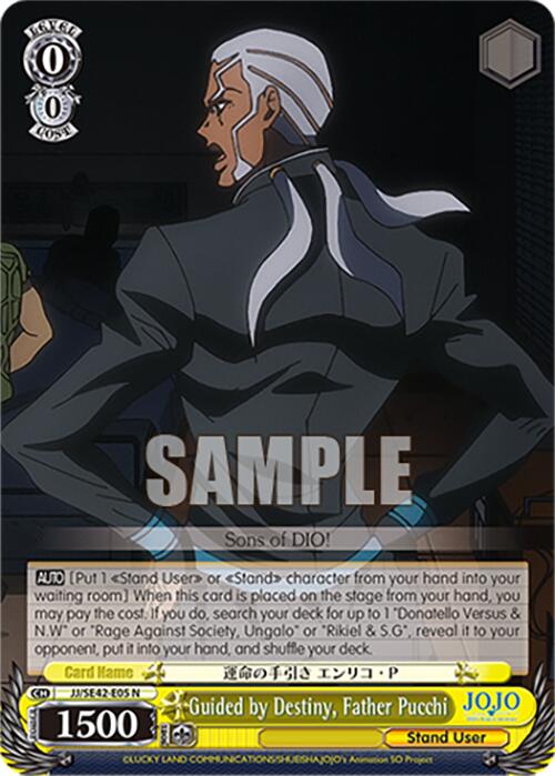 Guided by Destiny, Father Pucchi (JJ/SE42-E05 N) [JoJo's Bizarre Adventure: Golden Wind] | Cracking-Singles