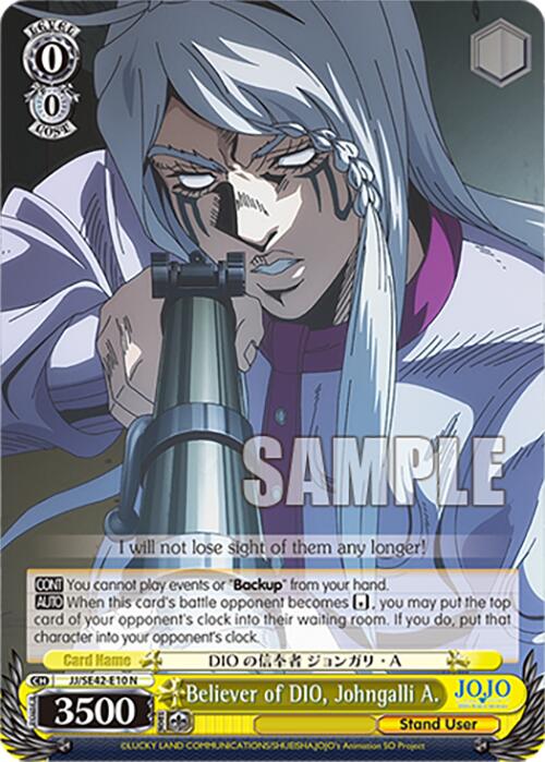 Believer of DIO, Johngalli A. (JJ/SE42-E10 N) [JoJo's Bizarre Adventure: Golden Wind] | Cracking-Singles