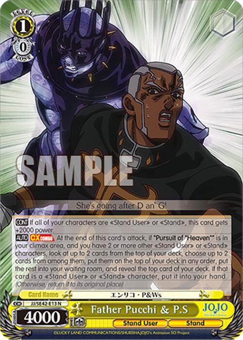 Father Pucchi & P.S (JJ/SE42-E13 N) [JoJo's Bizarre Adventure: Golden Wind] | Cracking-Singles