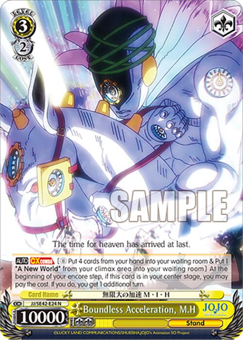 Boundless Acceleration, M.H (JJ/SE42-E24 N) [JoJo's Bizarre Adventure: Golden Wind] | Cracking-Singles